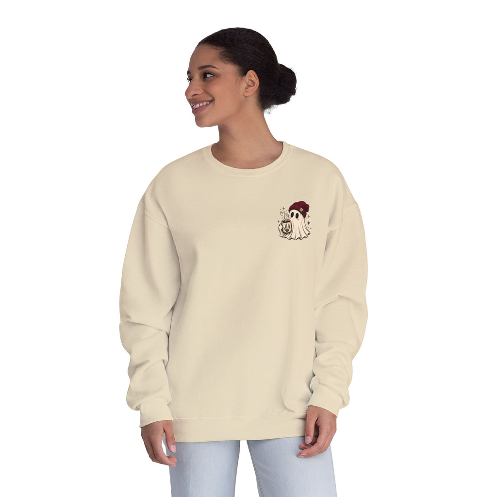 Cute, Tired & Slightly Haunted Crewneck Sweatshirt