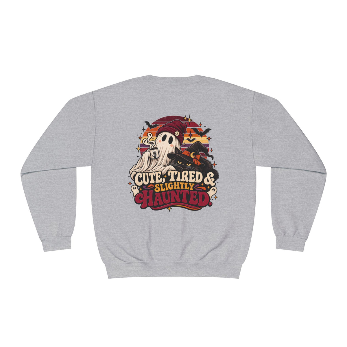 Cute, Tired & Slightly Haunted Crewneck Sweatshirt