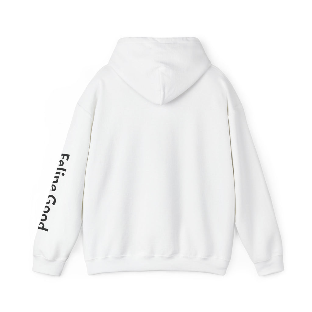 Cat Photo Hoodie – 'Feline Good' Cute Tortoiseshell Cat Pullover