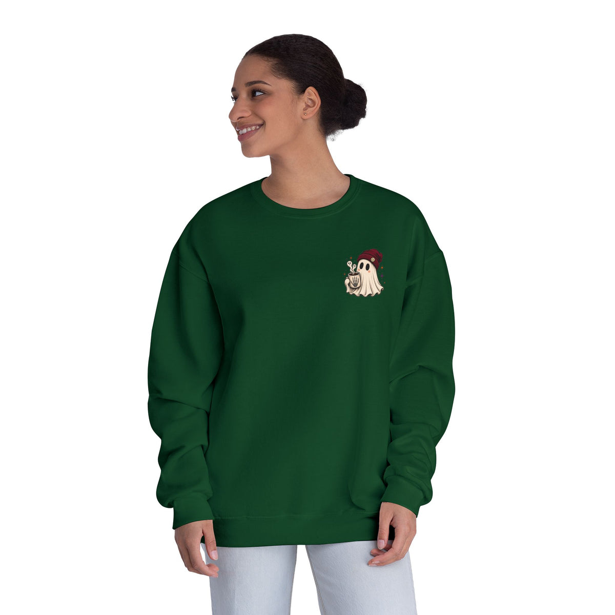 Cute, Tired & Slightly Haunted Crewneck Sweatshirt
