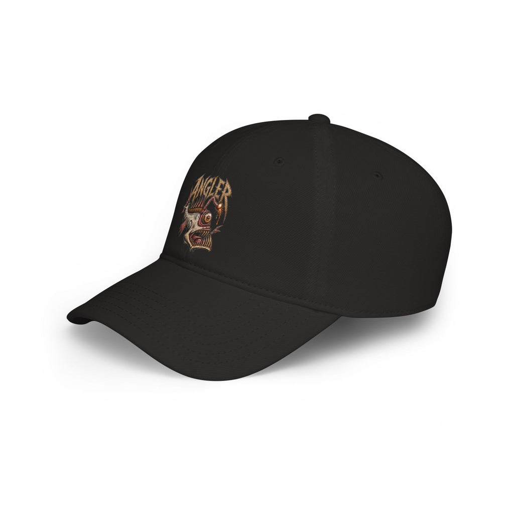Angler Fish Low Profile Cap — Fishing Hat with 'ANGLER' Graphic