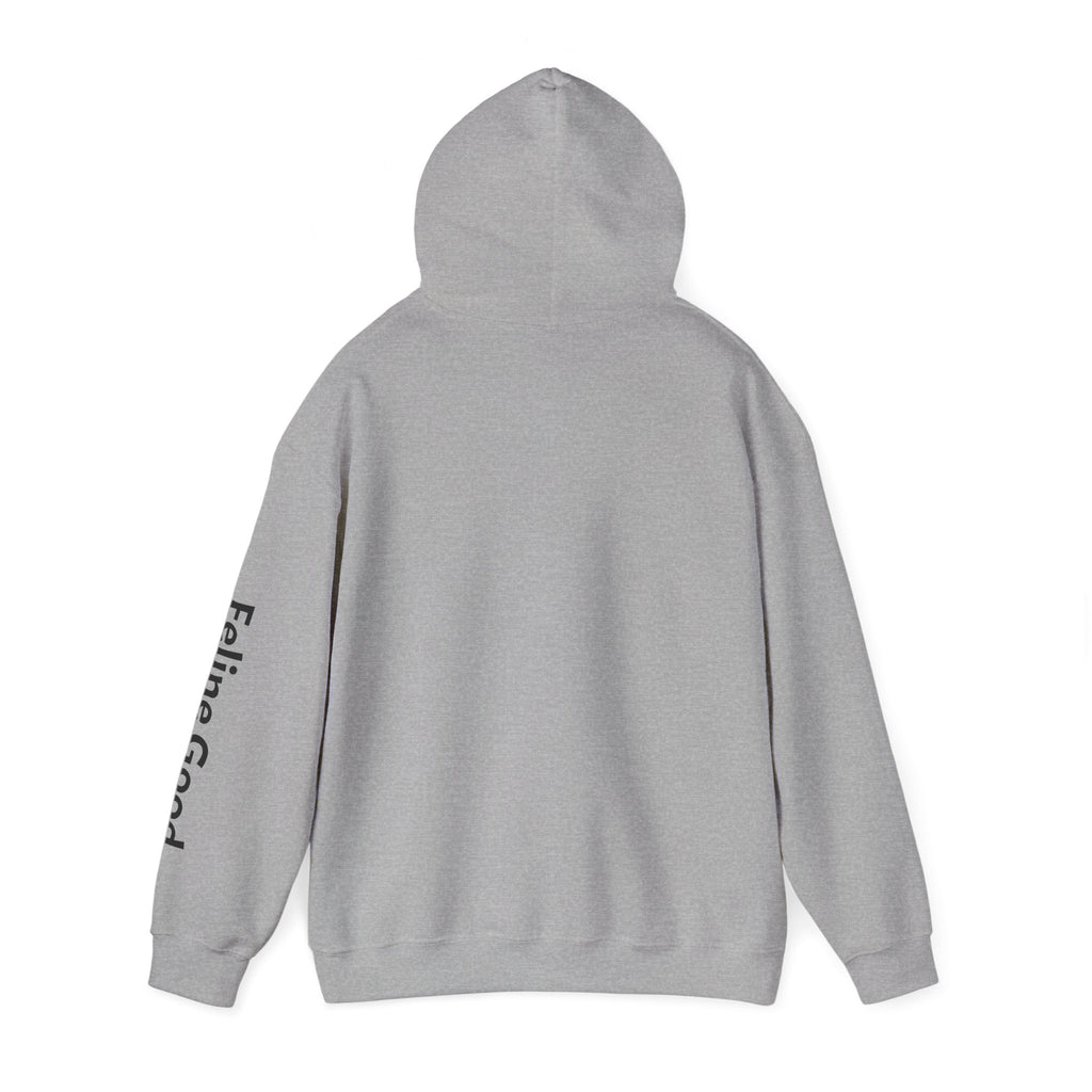 Cat Photo Hoodie – 'Feline Good' Cute Tortoiseshell Cat Pullover