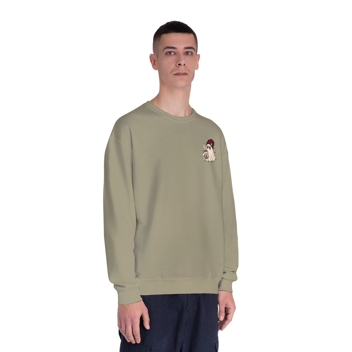 Cute, Tired & Slightly Haunted Crewneck Sweatshirt