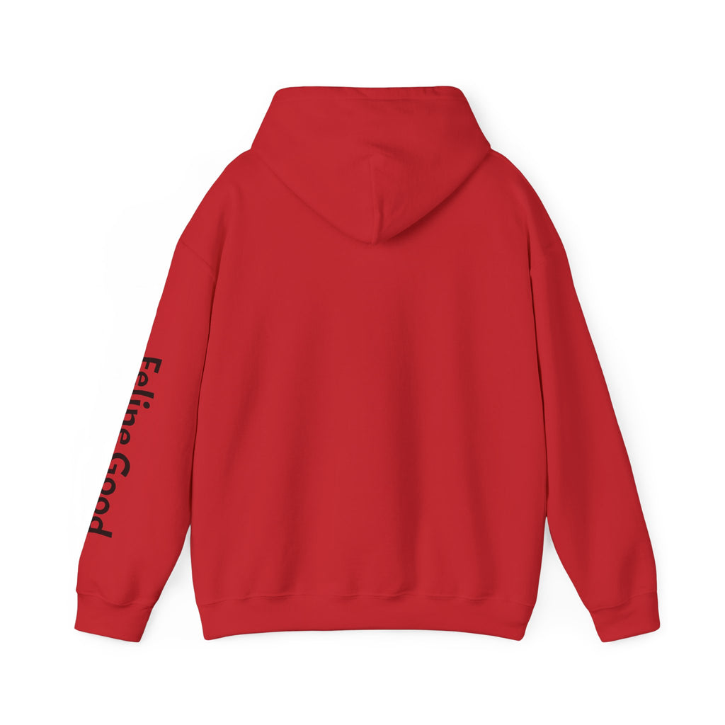 Cat Photo Hoodie – 'Feline Good' Cute Tortoiseshell Cat Pullover