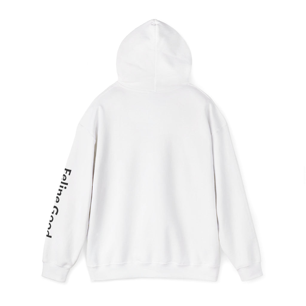 Cat Photo Hoodie – 'Feline Good' Cute Tortoiseshell Cat Pullover