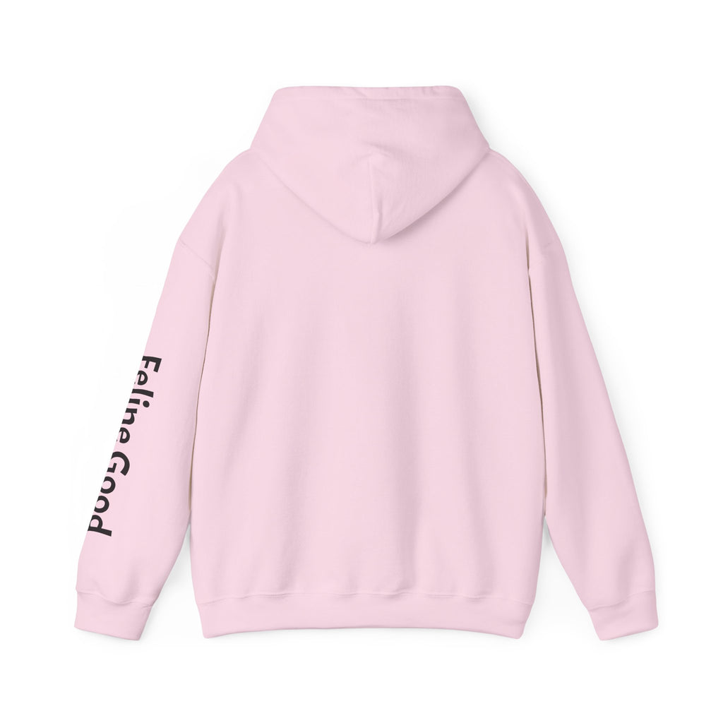 Cat Photo Hoodie – 'Feline Good' Cute Tortoiseshell Cat Pullover