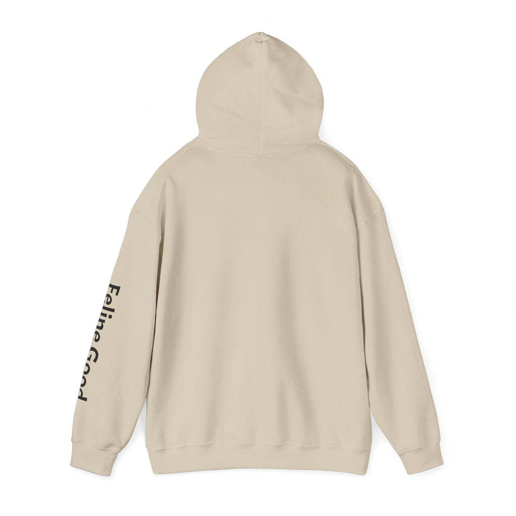 Cat Photo Hoodie – 'Feline Good' Cute Tortoiseshell Cat Pullover
