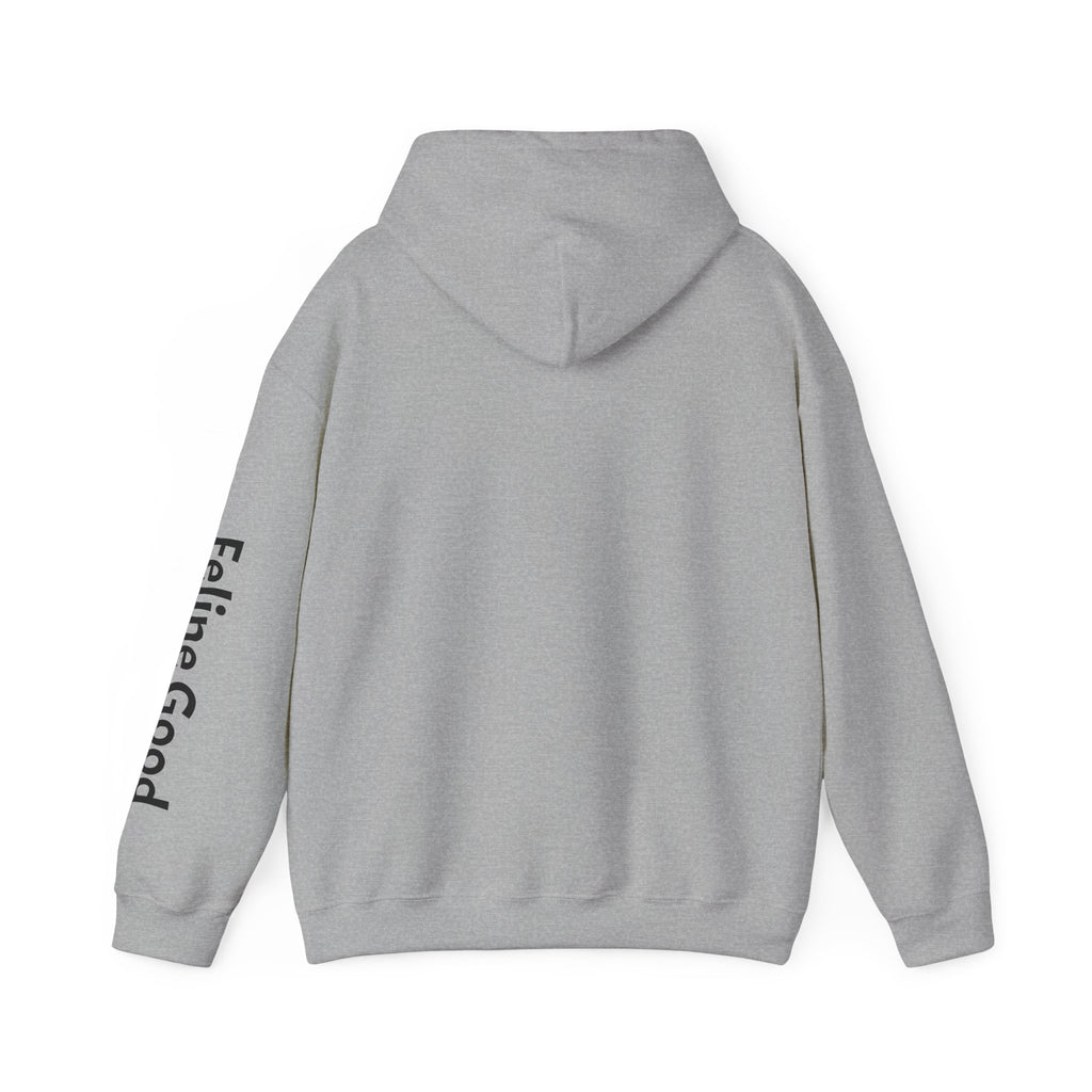 Cat Photo Hoodie – 'Feline Good' Cute Tortoiseshell Cat Pullover