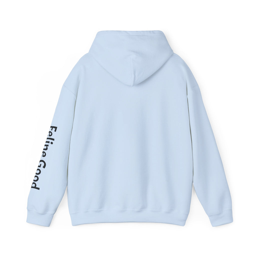 Cat Photo Hoodie – 'Feline Good' Cute Tortoiseshell Cat Pullover
